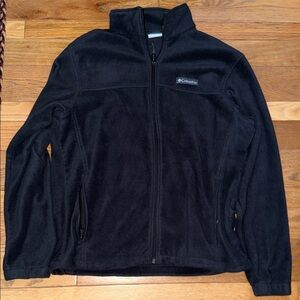 Columbia Midnight Black Full-Zip Fleece